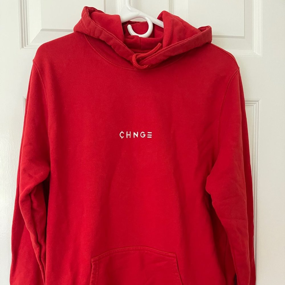 CHNGE Red Hoodie-Size M
